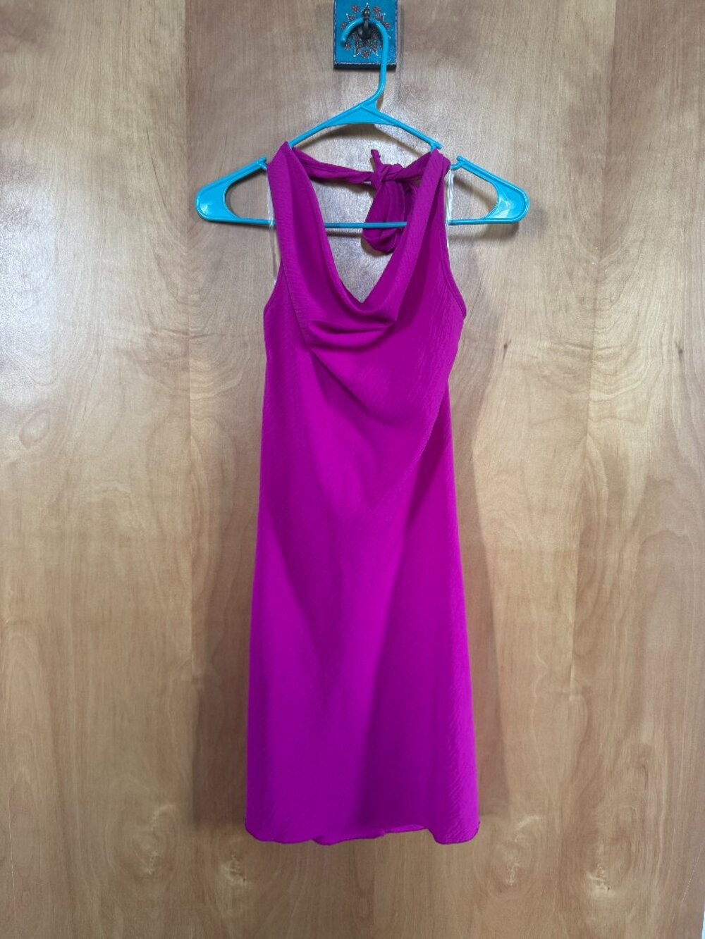 See You Monday Pink Halter Neck Dress - SZ SM
